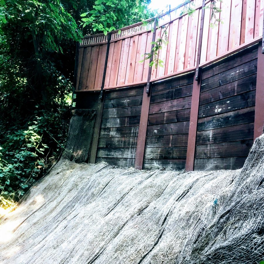 Retaining Erosion Wall